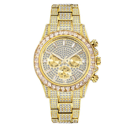 Rainbow Diamond Quartz Watch
