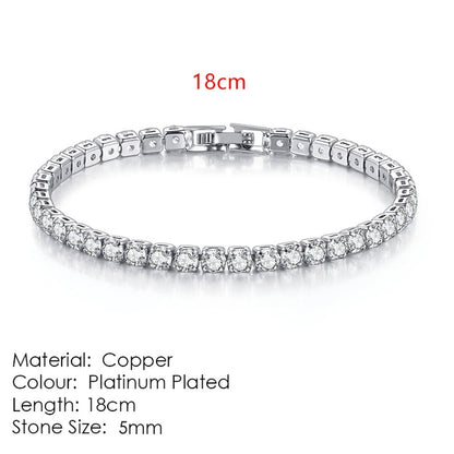 Fashion Multicolor Tennis Bracelet for Women