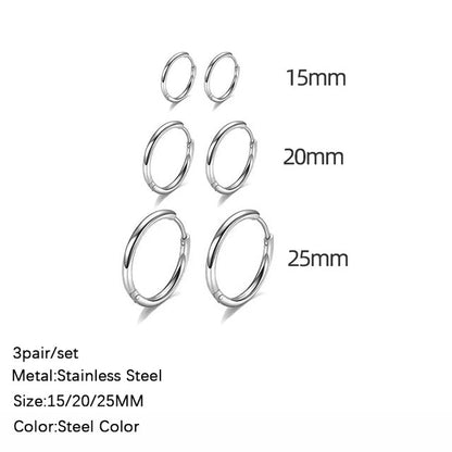 Classic Stainless Steel Ear Buckle