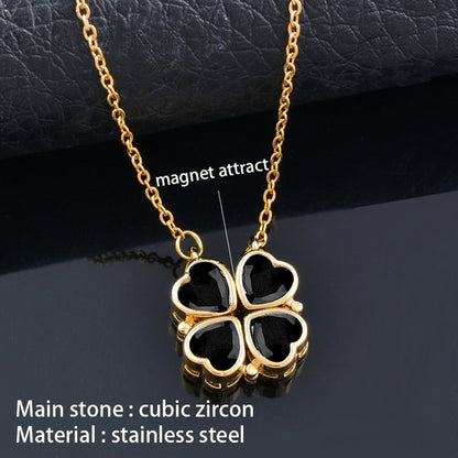 Flower Magnetic Attract Together Necklace