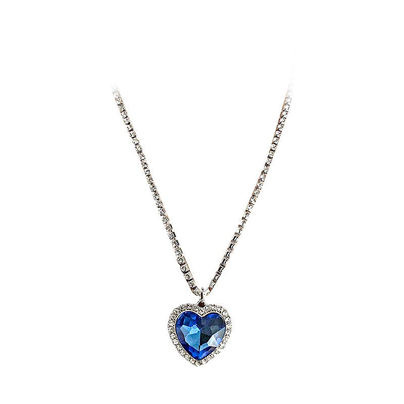 Titanic Heart Of Ocean Pendant Necklace